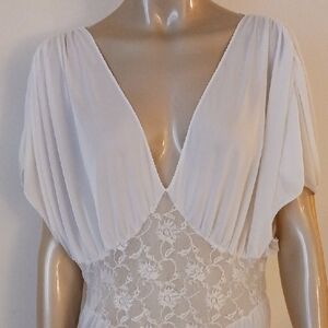 Vintage White Lace Nightgown